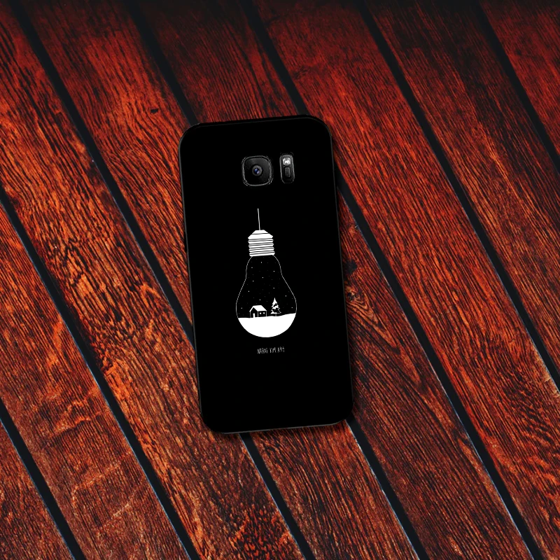 Черный любовь Мягкий силиконовый чехол для телефона samsung A3 4 5 6 Plus 7 8 910 20 30 40 50 60 70 2018