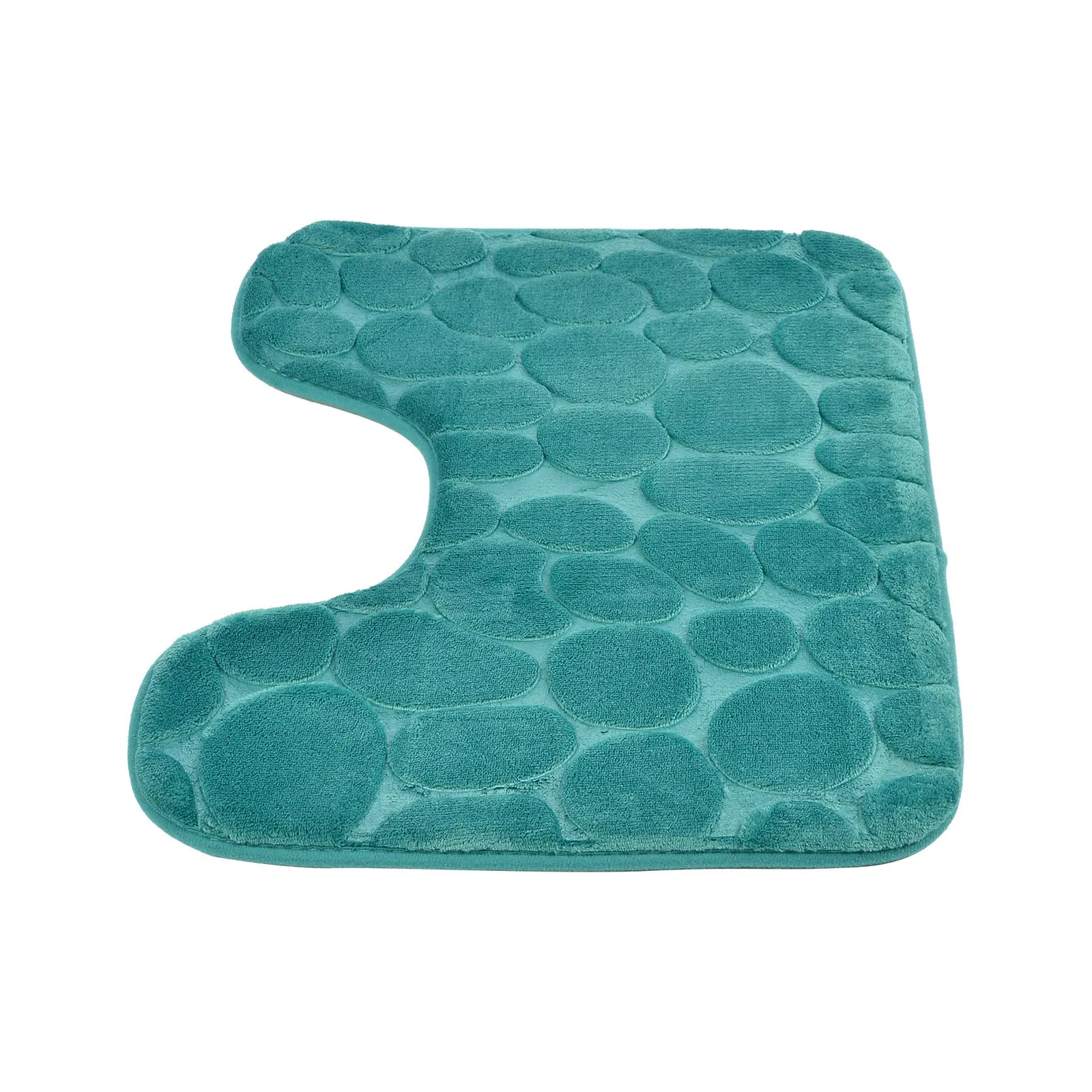 Роскошные гальки пены памяти Ванна и пьедестал коврики наборы Нескользящие