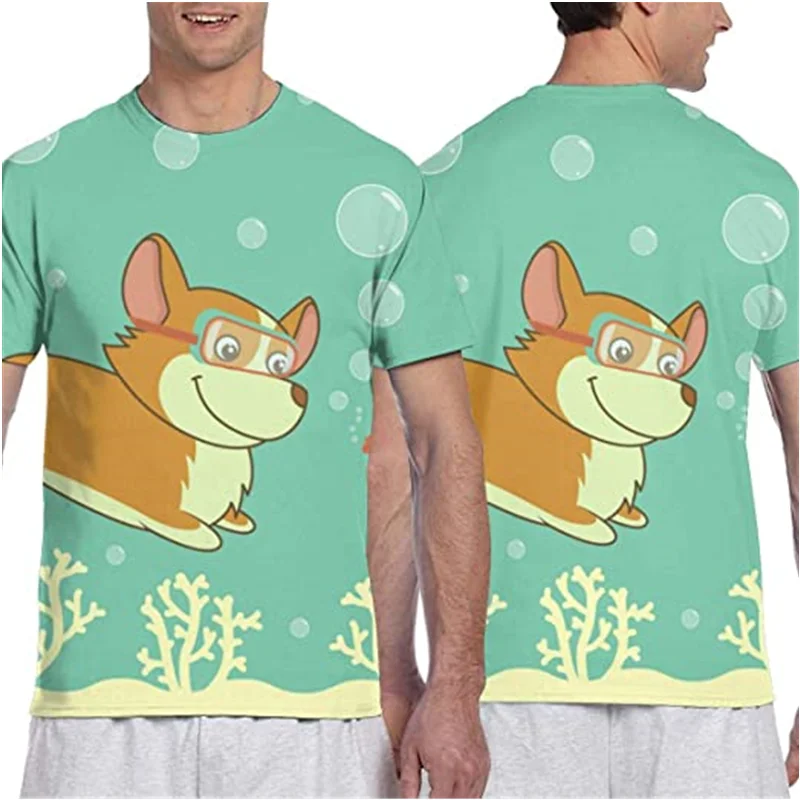

Mens Unique 3D Double-Sided Stylish T Shirt retro t shirt harajuku