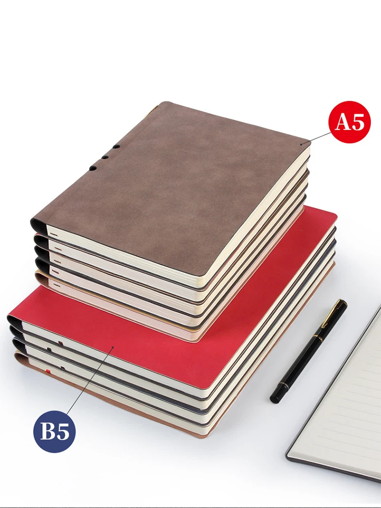 

Business Notebook gift box set custom logo marry gifts B5 A5 A6 notepad with hand gifst send employee souvenirs signing pen