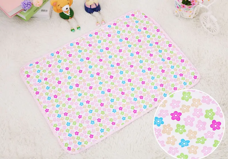 

1PCS Waterproof Diaper Baby Underpad Cotton Mattress Changing Table Urine Mat Portable Baby Diaper Changing Crawling Mat