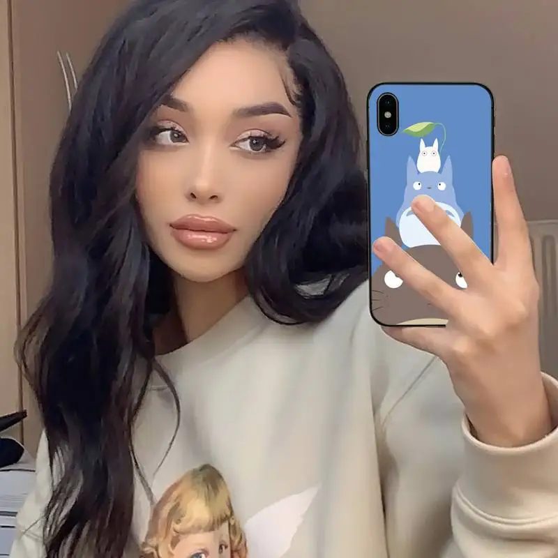 

Totoro Cartoon Fundas Coque Case for IPhone 12 11 Pro Max XR X XS XR 7 8 6s Plus SE 2020 Cover Accessories