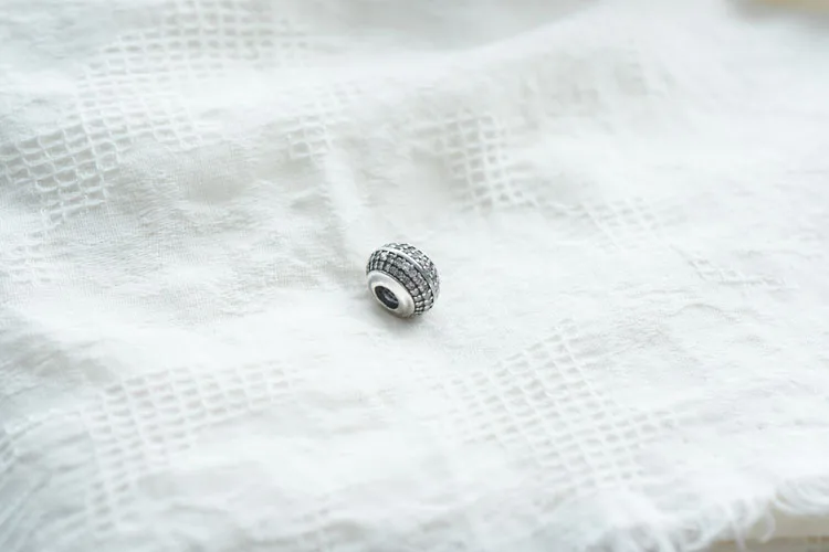 

Smuxin 925 Sterling Silver Beads Sparkling Pave Charms fit Original Pandora Bracelets for Women Jewelry Making Girl Gift
