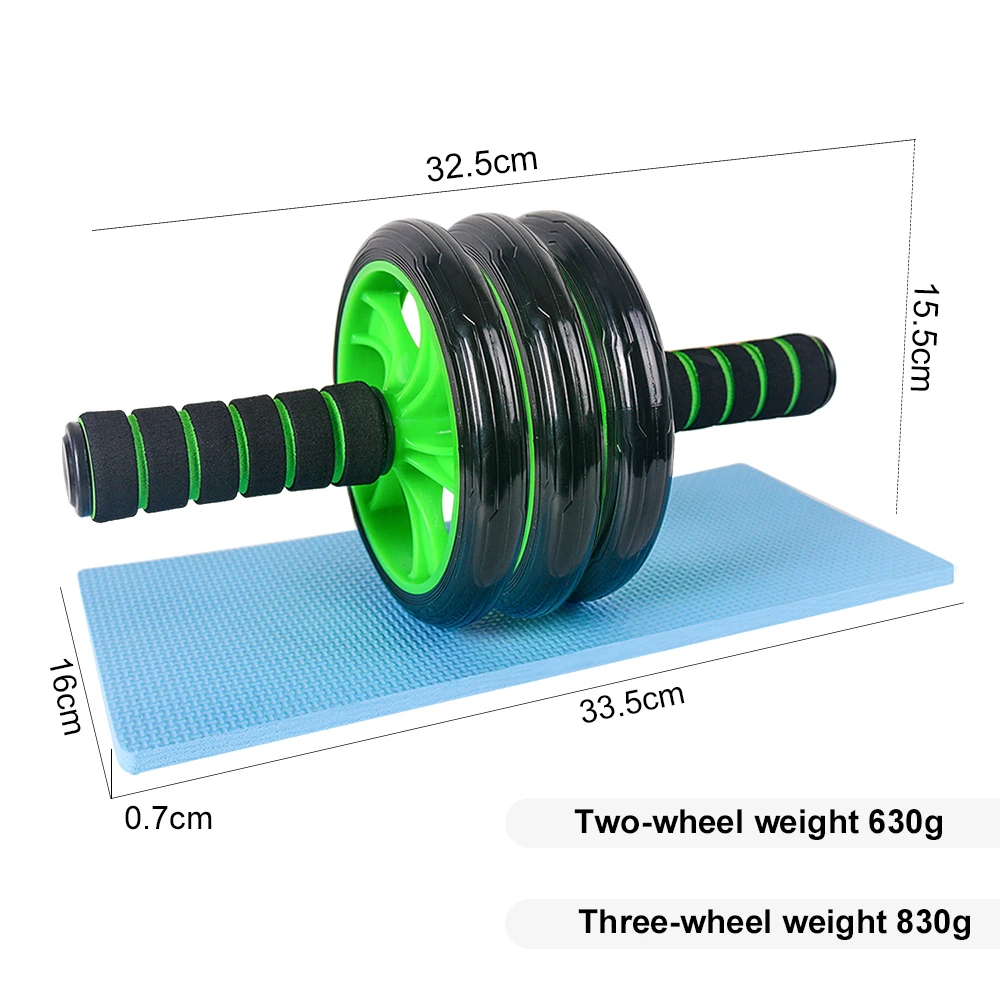 SKDK Abdominal Wheel Abs Workout Ab Exercise Equipment with Mat Arm Waist Leg Gym Muscle Trainer 1PC | Спорт и развлечения