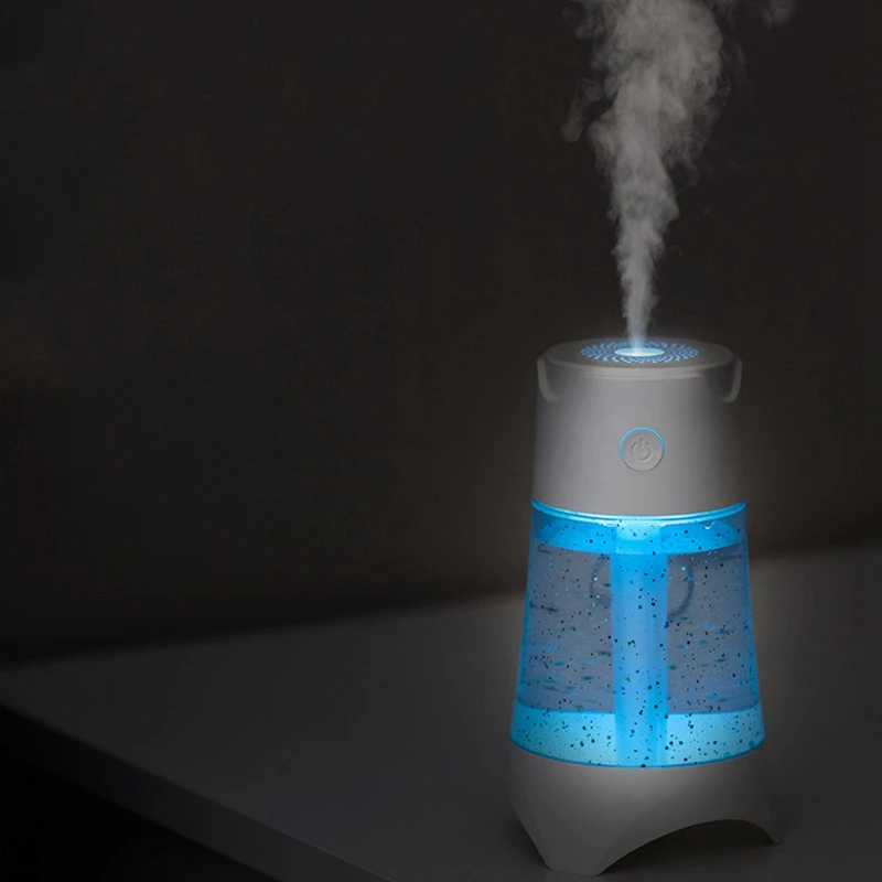 300ML USB Cat Air Humidifier Ultrasonic with LED Light Mini Fan for Home Office | Бытовая техника