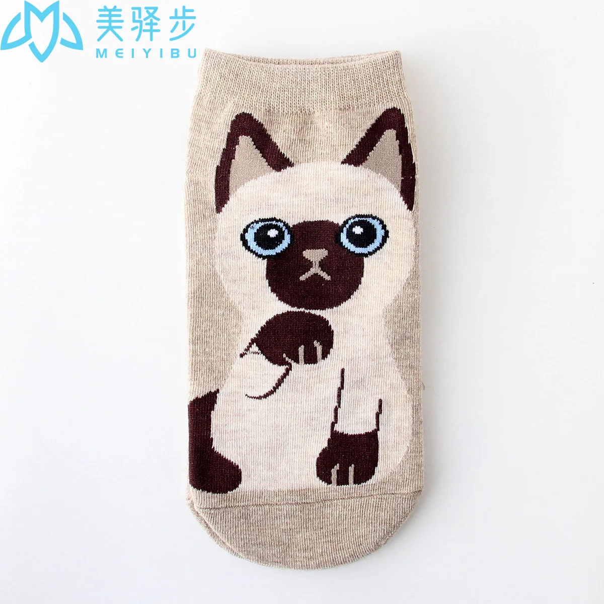 12 pairs per set Spring new cartoon female socks versatile cute dog sweat absorption sock hot socks wholesale