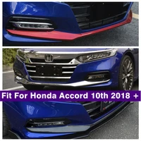 front bumper bottom molding racing grill protector strip panel cover trim for honda accord 10th 2018 2022 accessories exterior