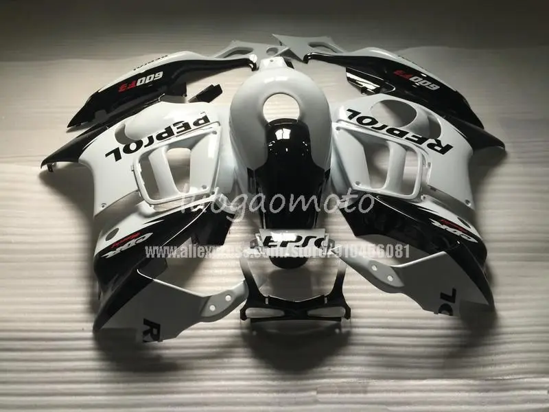 

Комплект обтекателей REPSOL # для HONDA CBR600 F3 97-98, Кузов мотоцикла CBR600F3 1997 1998 CBR 600 F3 97 98 # Q8K10