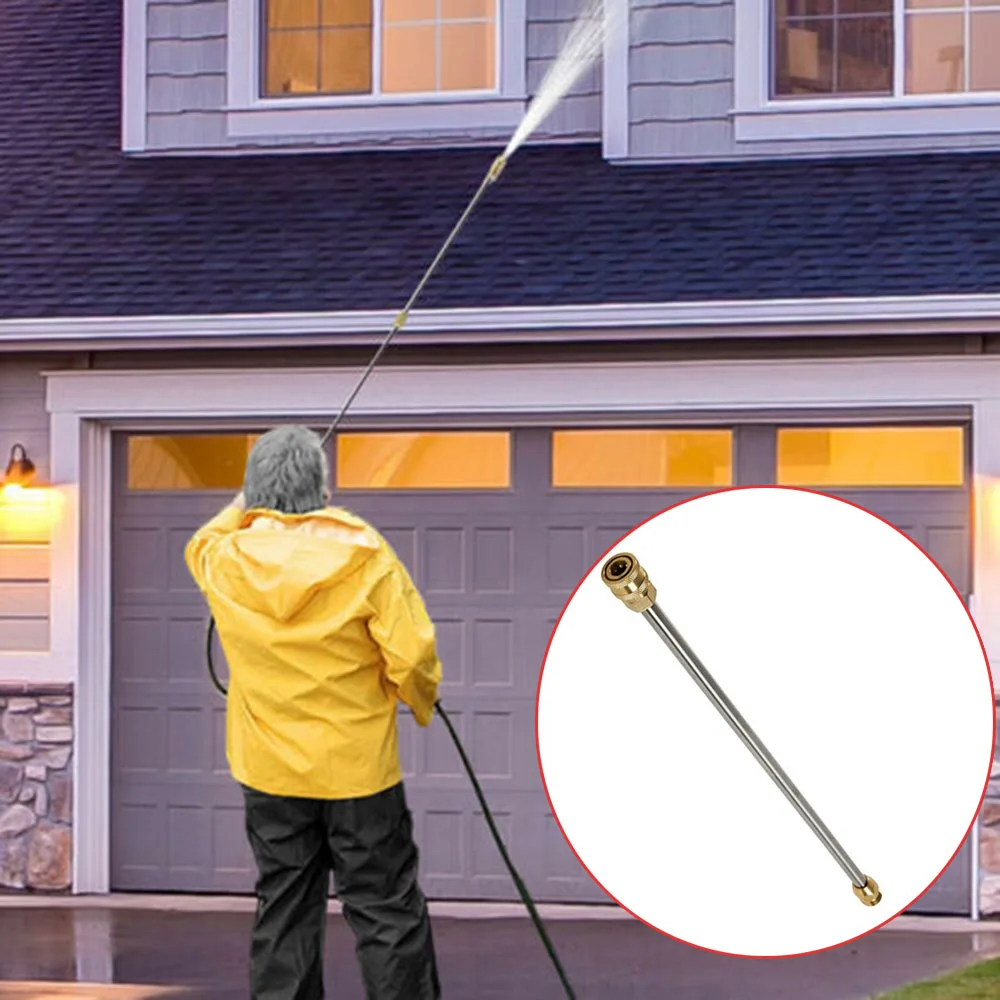

Tool Pressure Washer Wand 16\" Stainless Steel Extension rod 4000 PSI Replacement