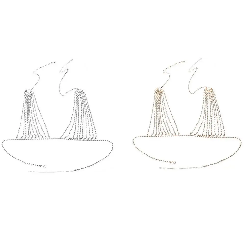 2020 роскошный бюстгальтер-бикини с кристаллами ювелирные изделия для живота