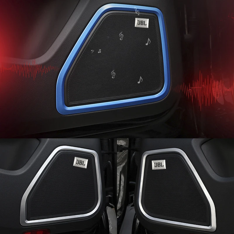 6X автомобильные аксессуары 3D JBL значок динамик аудио наклейки для K7 Kia Sportage 4 Rio 3 Ceed