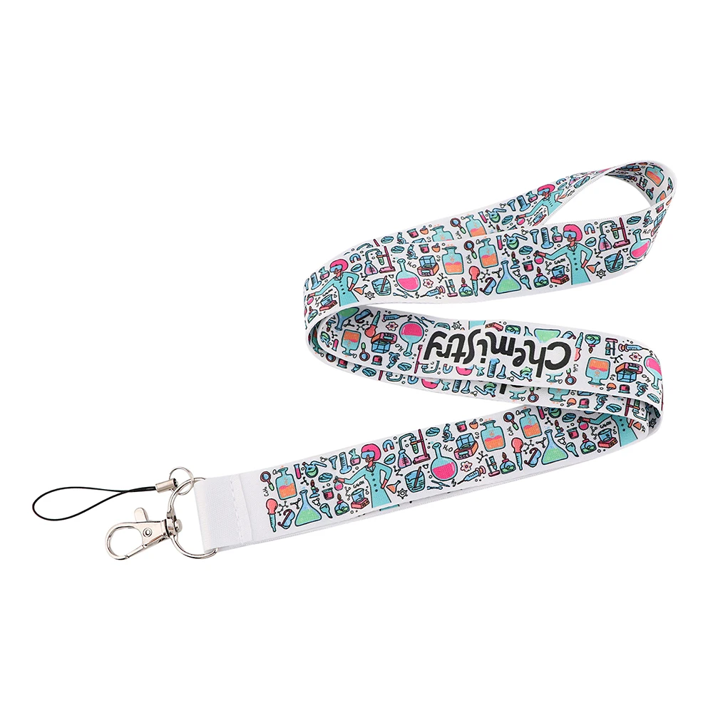 Брелок для ключей SP1539 с химическим шнурком мультяшный шейный ремешок брелок