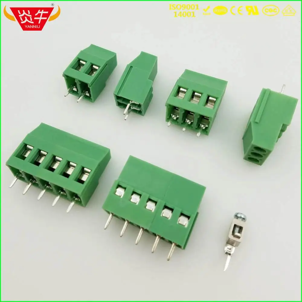 KF129 5,08 2P 3PIN PCB универсальные Винтовые клеммные блоки DG129 5,08 мм 2PIN 3PIN MKDS 3/2-5,08 1711725 Феникс контакт DEGSON KEFA