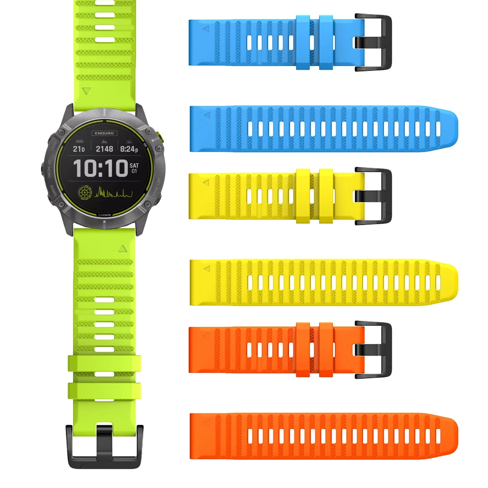 

Ремешок силиконовый быстросъемный для Garmin Enduro, 26 мм