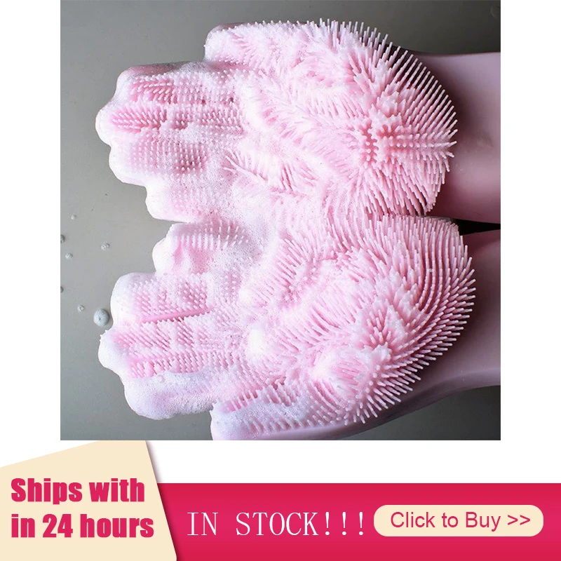 Горячая Распродажа магия силикона посудомоечный скребок мытья посуды губчатые