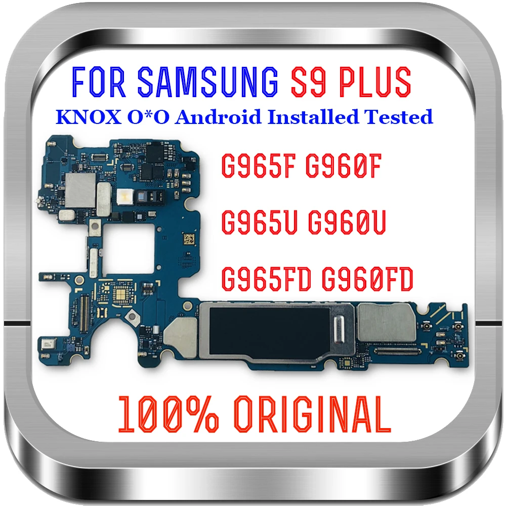 Оригинальная материнская плата для samsung Galaxy S9 G965F G960F G965U G960U G965FD G960FD материнская плата для samsung Galaxy S9 с полным набором чипов