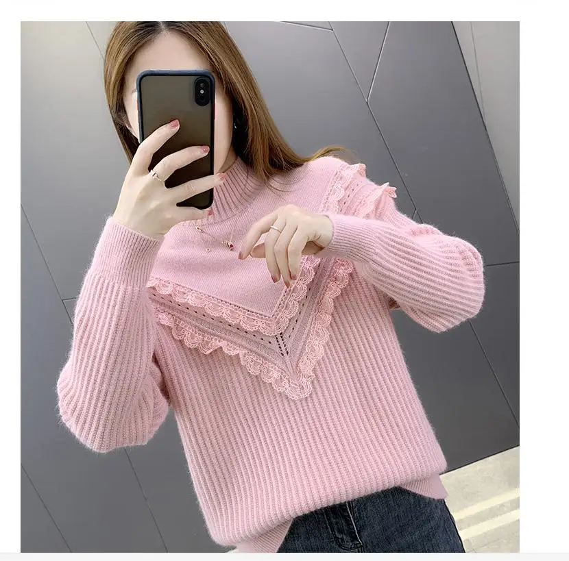 

Женский свитер-пальто с длинным рукавом, весна-осень-зима 2021