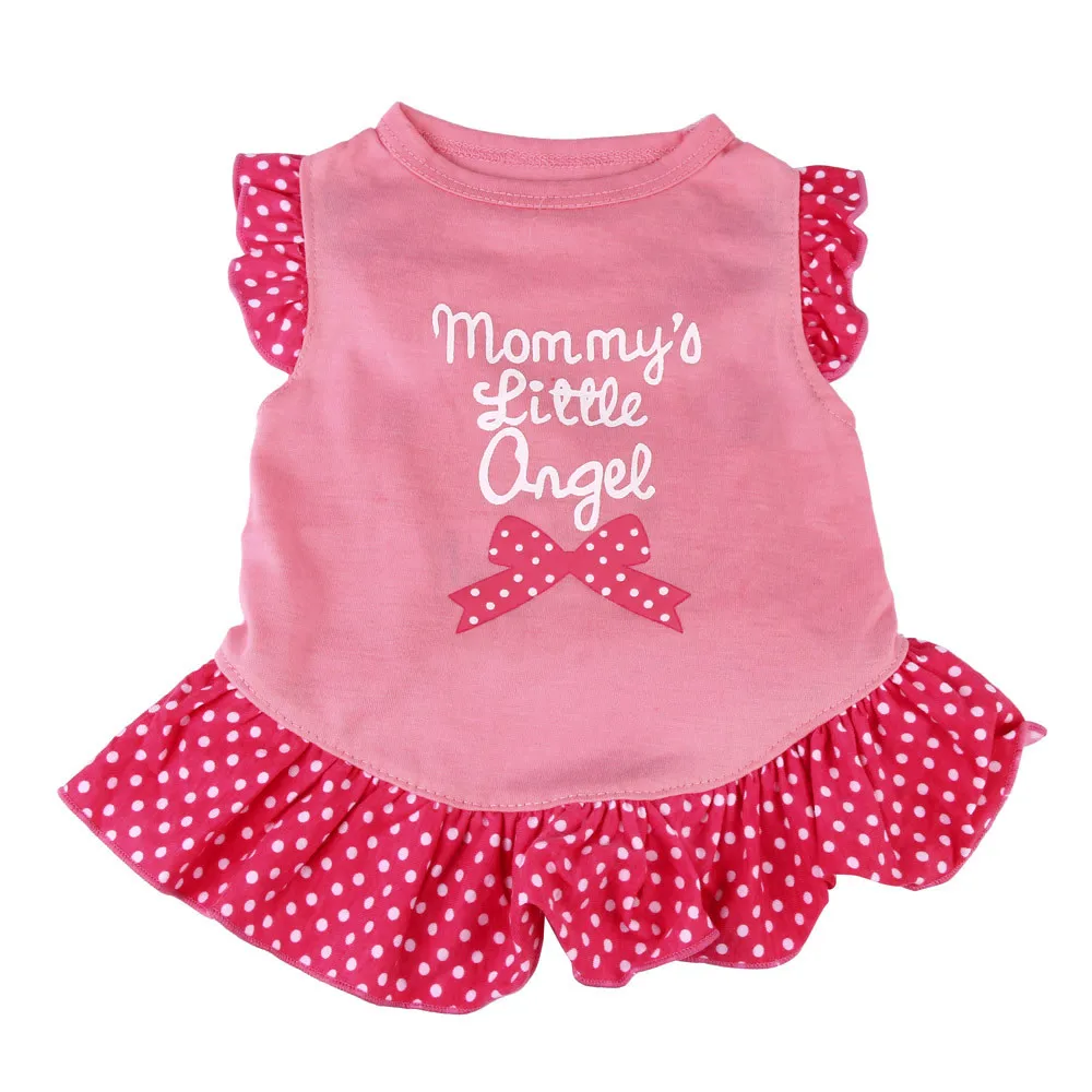 Летние платья Для маленьких собак жилет топ одежда Платье щенка питомца юбка
