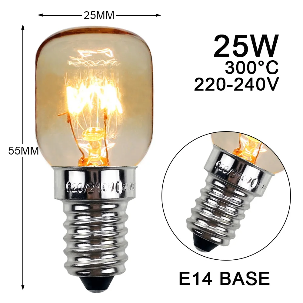 

220V E14 300 Degree High Temperature Resistant Microwave Oven BulbsTIANFAN 220V E14 Brass 300 Degree Cooker Lamp Salt Light Bulb