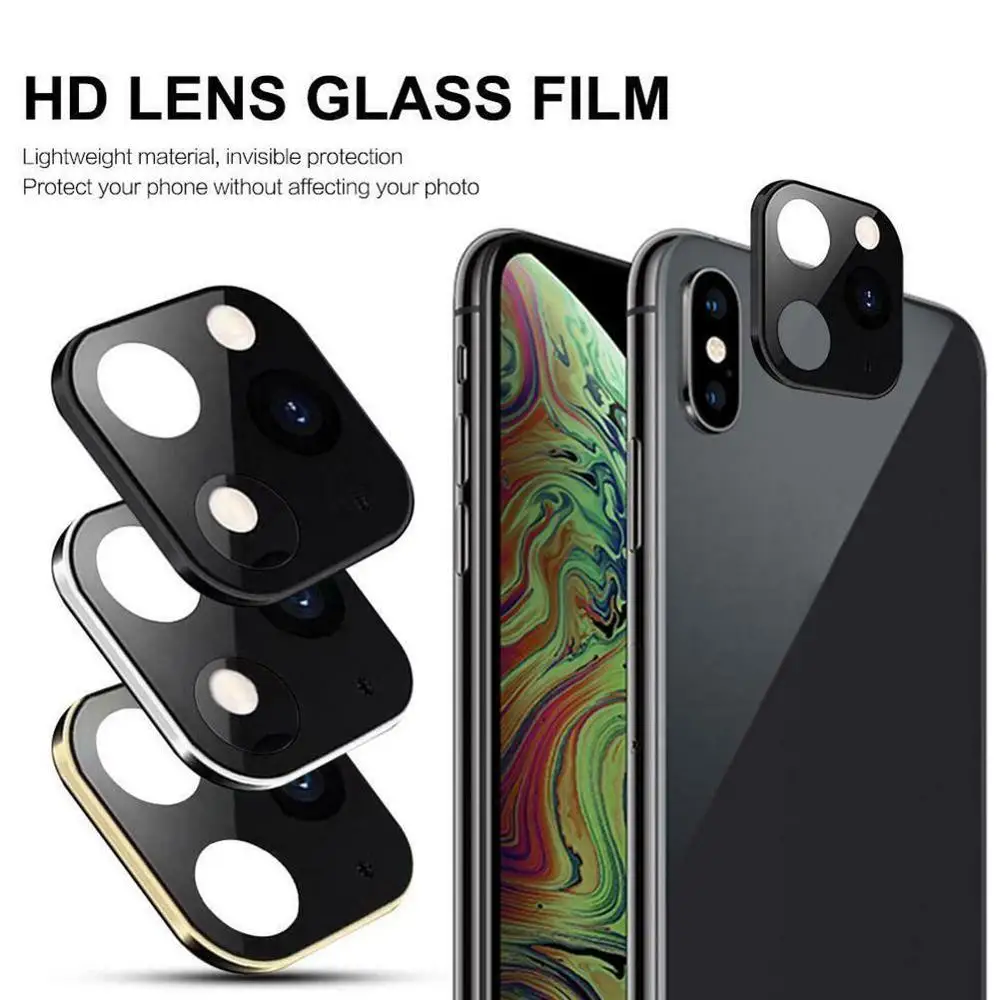 Для Iphone X XR Xs Seconds изменить на 11 Pro Max Защитная крышка для объектива камеры с