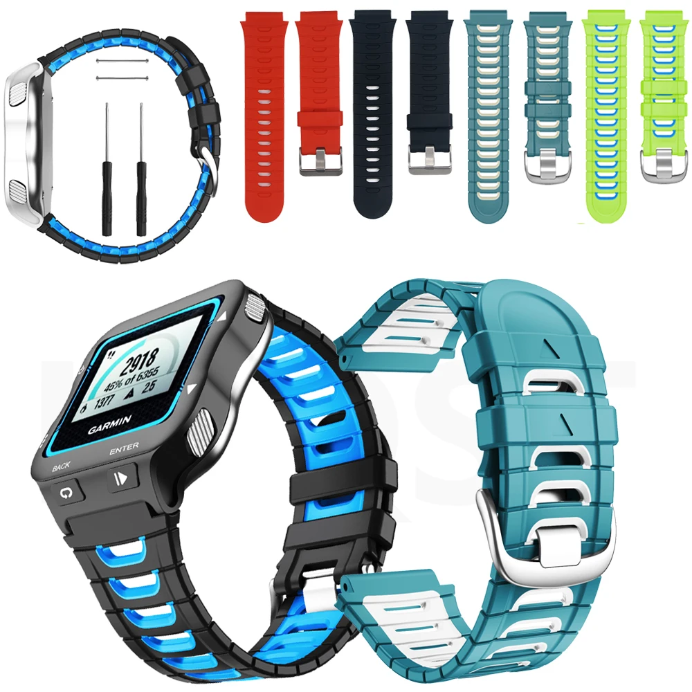 

Silicone Watchband Replacement Straps For Garmin Forerunner 920XT 920 XT Wristband Running Swim Sports Watch Band Bracelet+ Tool