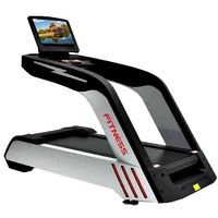 luxury large commercial treadmill high end mute sports equipment for gymnasium