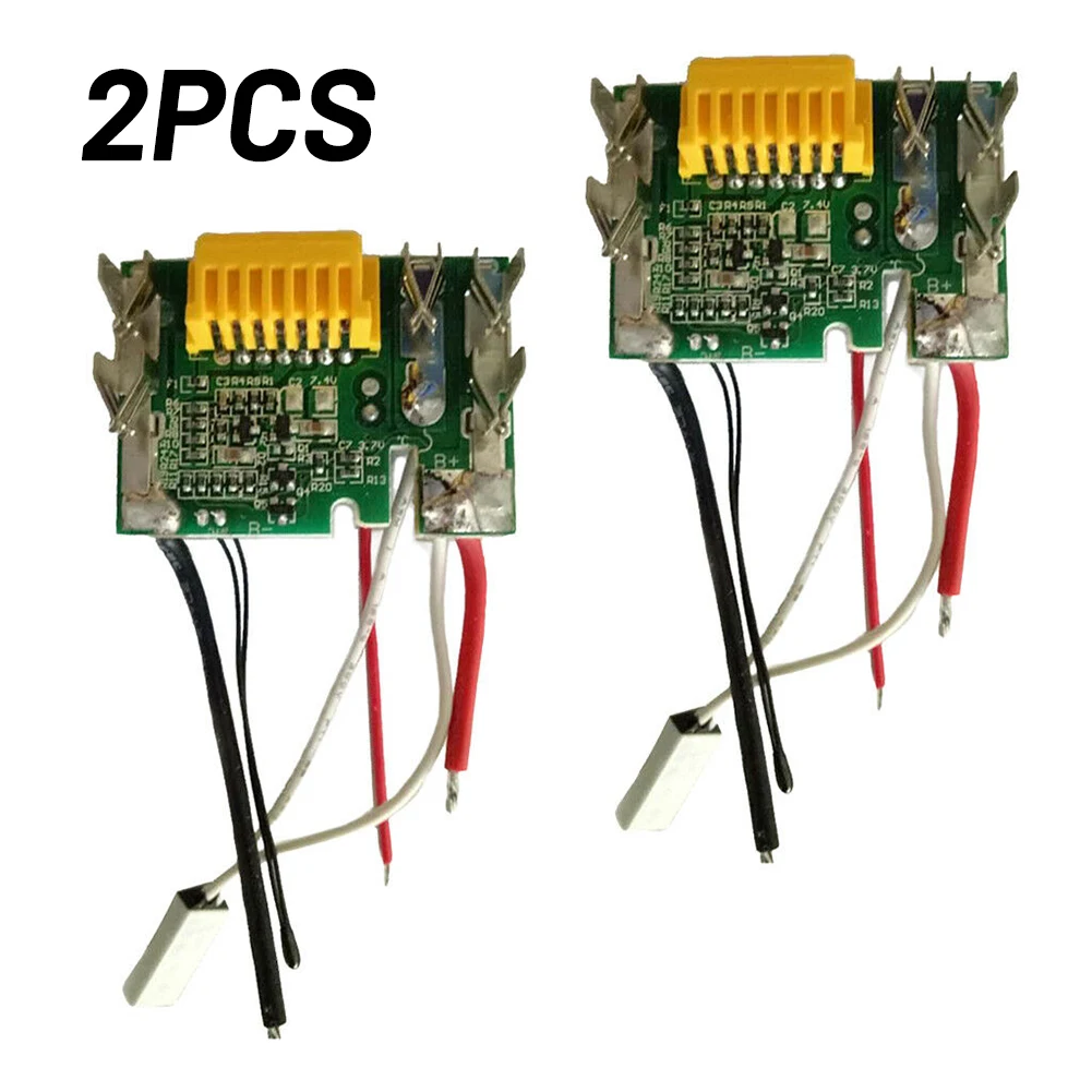 

2PCS 18V Lithium Battery PCB Circuit Board For BL1830 BL1840 BL1850 Power Tool Batteries 13x 5x 1cm/ 5.12x 1.97x 0.39inch