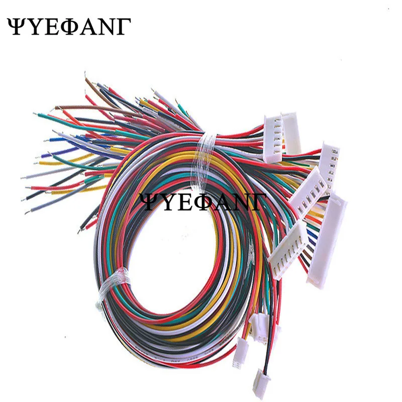 10 шт./лот 26AWG JST XH2.54 2/3/4/5/6/7/8/9/10 контактный разъем 2 54 мм с проводным кабелем длина 30