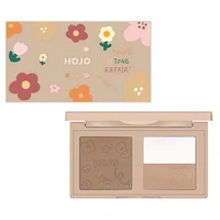 4 colors trimming plate matte highlight blush shadow brow powder palette waterproof no smudge naturally lasting makeup