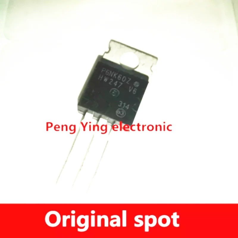 

10PCS/lot P6NK60Z STP6NK60Z 6A600V field effect MOS tube original stock