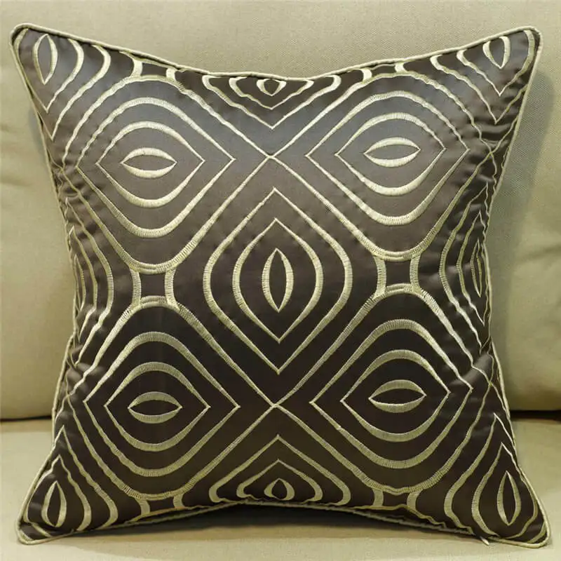 LeRadore Роскошный вышитый велюровый чехол для подушки Наволочки домашний клуб