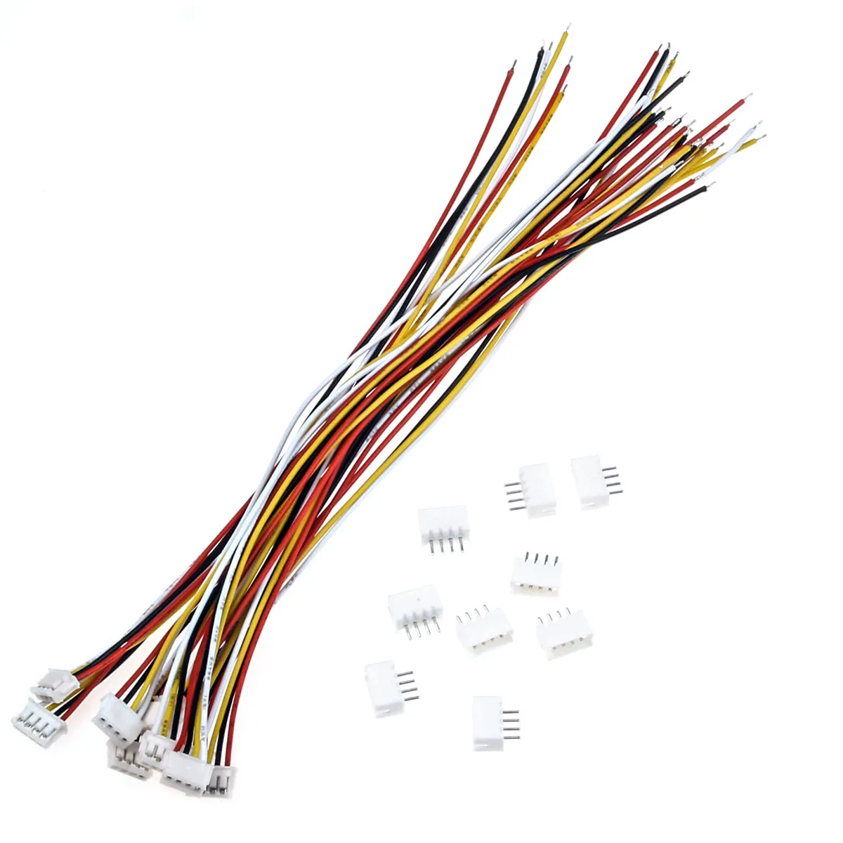 10 компл. SH 1 0 провод Кабельный разъем DIY SH1.0 JST 4Pin электронная линия одиночные