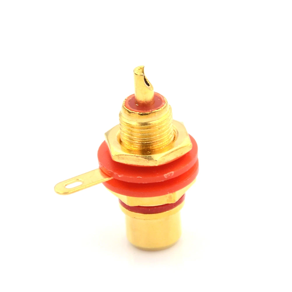 2 шт./лот усилитель шасси Разъем для наушников с гайкой паяльная чашка Панельное