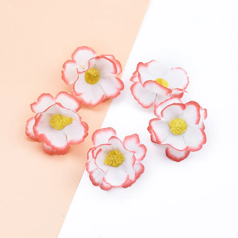 50 шт. искусственная шелковая Маргаритка тычинки DIY искусственный мини цветок с