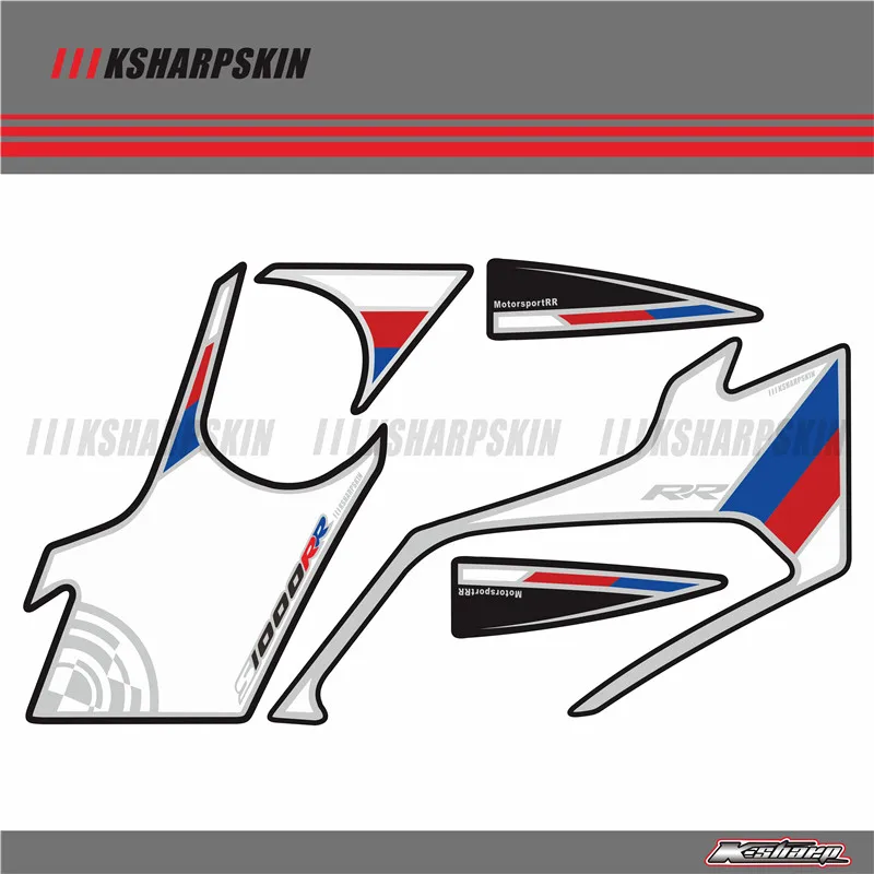 Для BMW 2012-2014 S1000RR мотоциклетные передние и задние обтекатель цифровая доска 3D гель