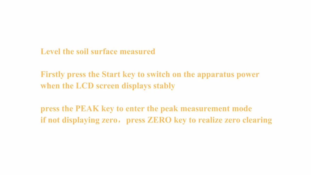 

Portable Digital Soil Hardness Meter