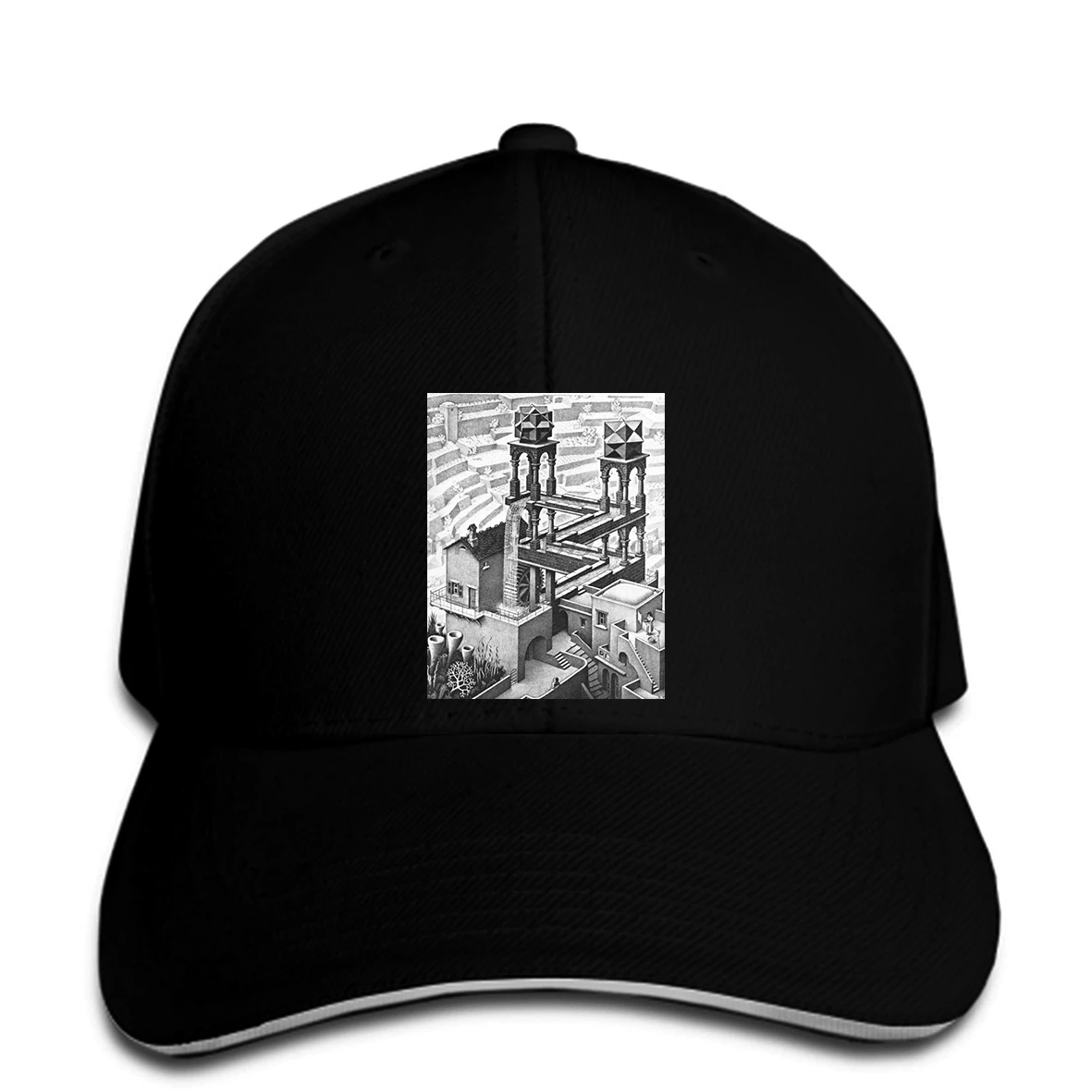 

Baseball cap Relativity M. C. Escher Graphic Artist Adult Print hat
