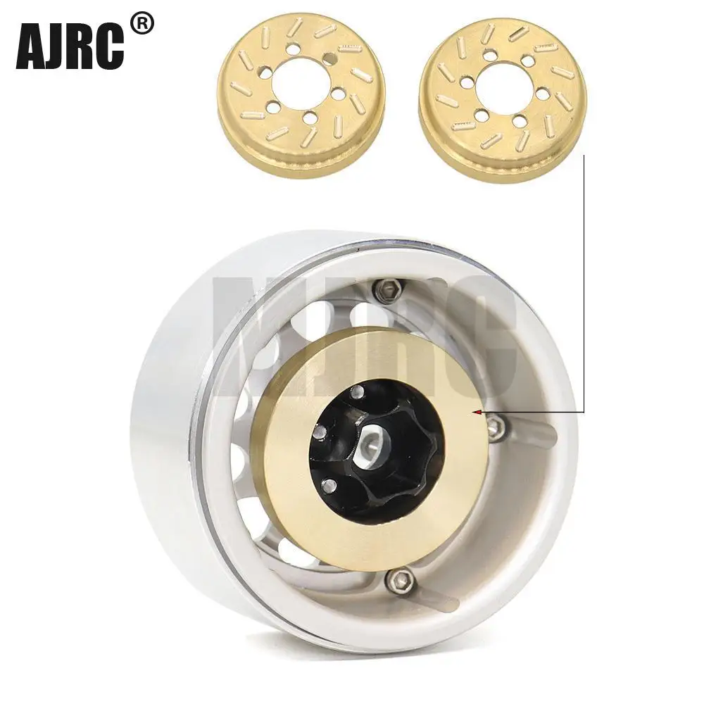 2 шт Латунь 63g внутренний противовес для VP 1 9 дюймов колёсные диски Axial SCX10 90046 D90 TF2