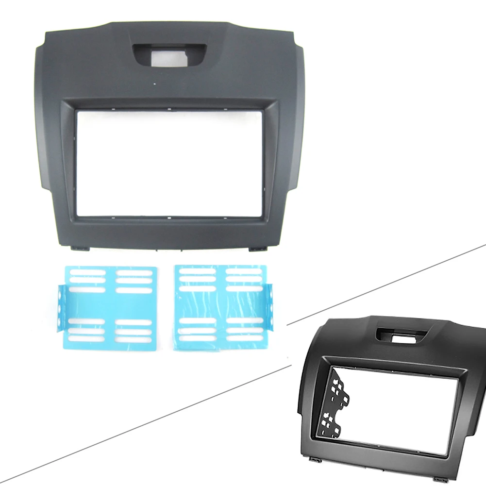 

Для Isuzu D-Max MU-X stereo radio Double 2 Din fascia dash panel facia kits, автомобильные аксессуары
