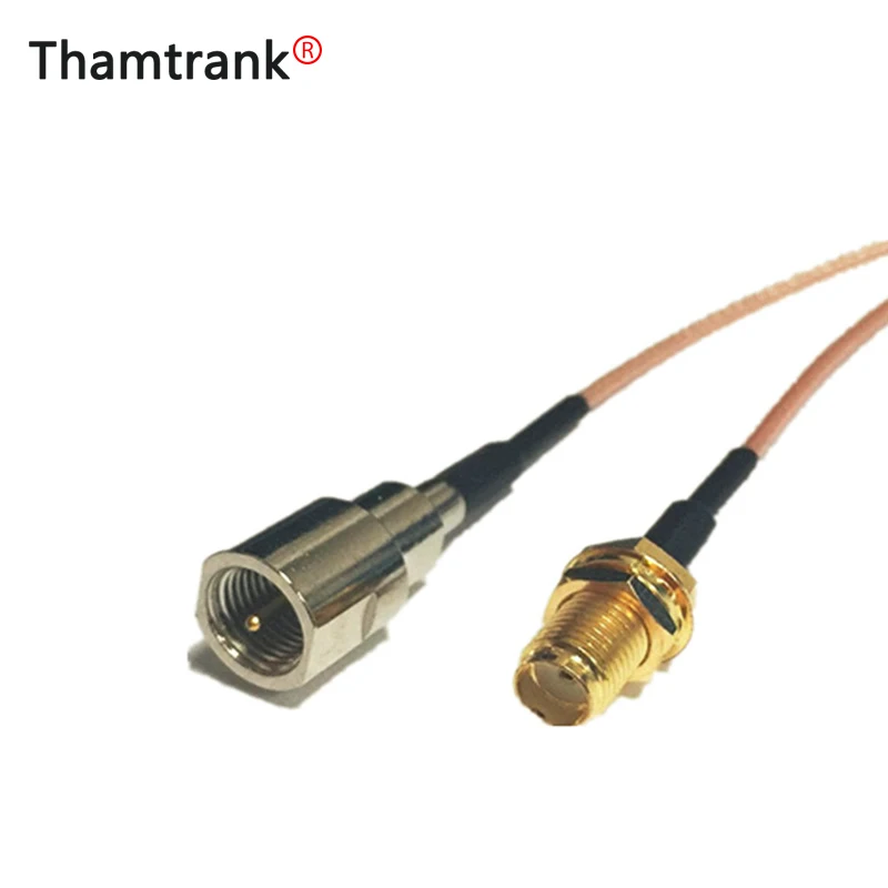 НОВЫЙ SMA гнездо Гайка переключатель FME штекер косичка кабель RG178 15 см 6