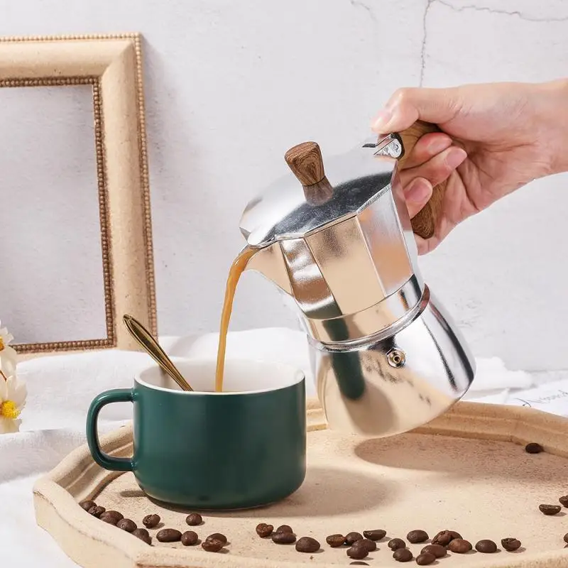 

Кофеварка Moka, кастрюля, эспрессо, Перколятор для кофе, латте, Перколятор, инструмент для напитков, итальянская кофемашина, кухонный инструме...