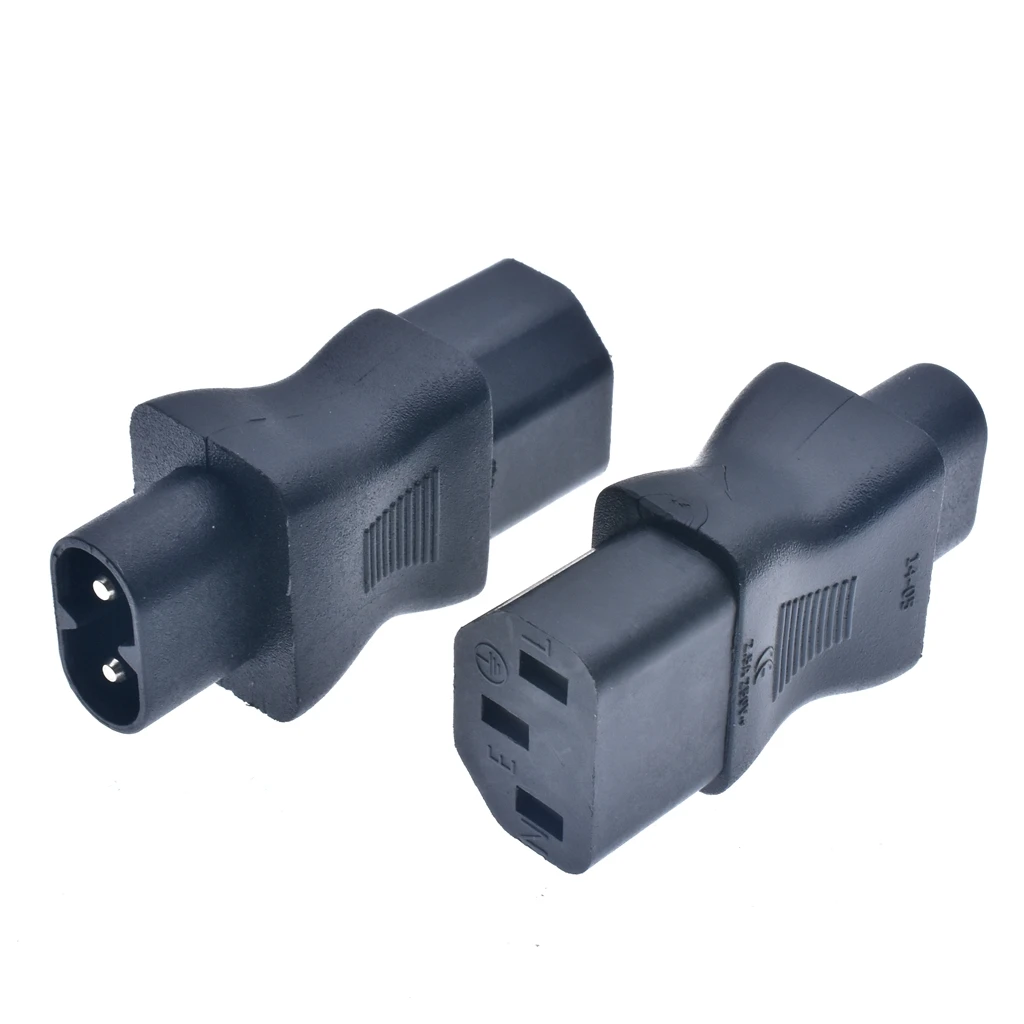 Адаптер питания IEC 320 C8 папа к C13 3Pin мама c8 2Pin папа|adapter power|adapter female |