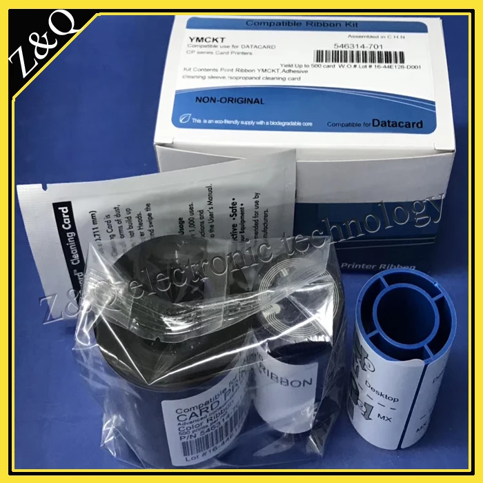 

Compatible Datacard 546314-701 YMCKO color ribbon
