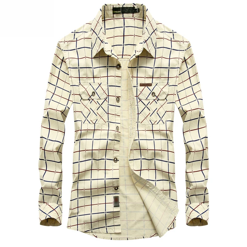 

Новый 100% хлопковая армейская Мужская рубашка в стиле милитари с дошкольного возраста топы с длинными рукавами на каждый день топ с лацканами для мальчиков клетчатые рубашки с короткими рукавами летние армейский зеленый 5XL