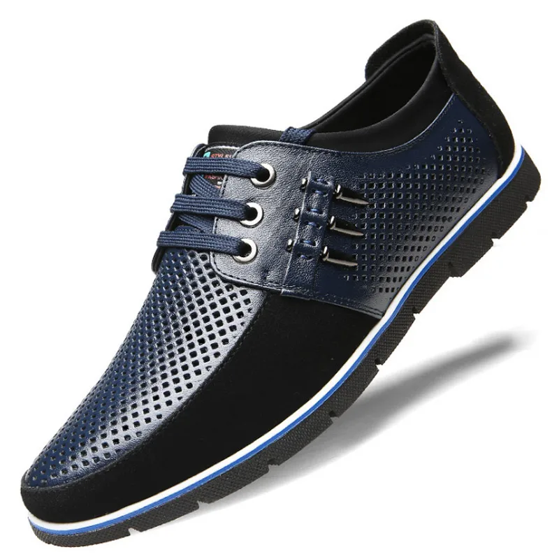 

Men Slip On Loafers PU Leather Breathable Driving Boat Moccasins Casual Shoes New