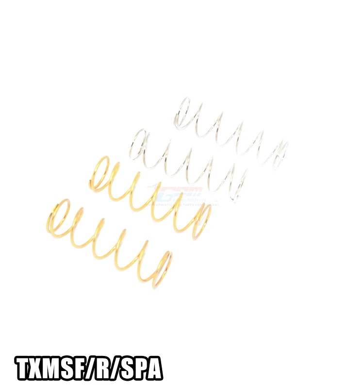 

TRAXXAS 1/10 MAXX пружинный стальной материал Передняя и задняя универсальная прочная обновленная Подвеска весна/золото/серебро