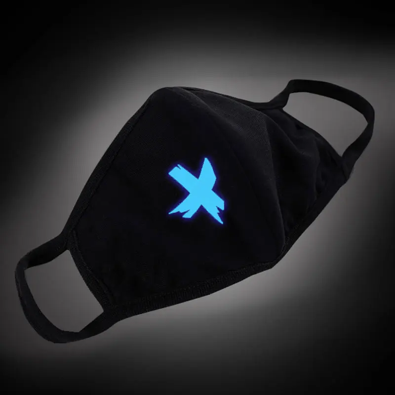 Fioday 1 шт. крутая унисекс маска для рта мужчин черная хлопковая Ветрозащитная со