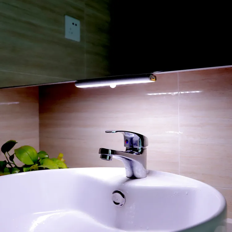 

SXZM 1000mAh Lithium Battery 3.7V Motion Sensor Cabinet Light Closet Lighting 24 LED USB Rechargeable Kitchen Lamp Indoor Light