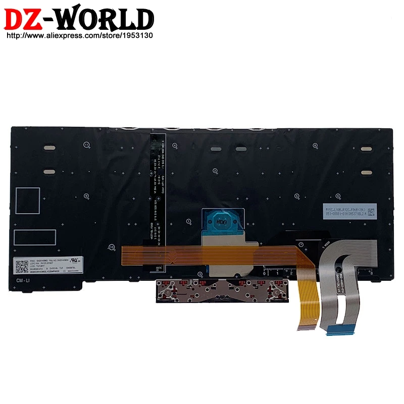 Новая Оригинальная клавиатура с испанской подсветкой для ноутбука Lenovo Thinkpad T14 P14S