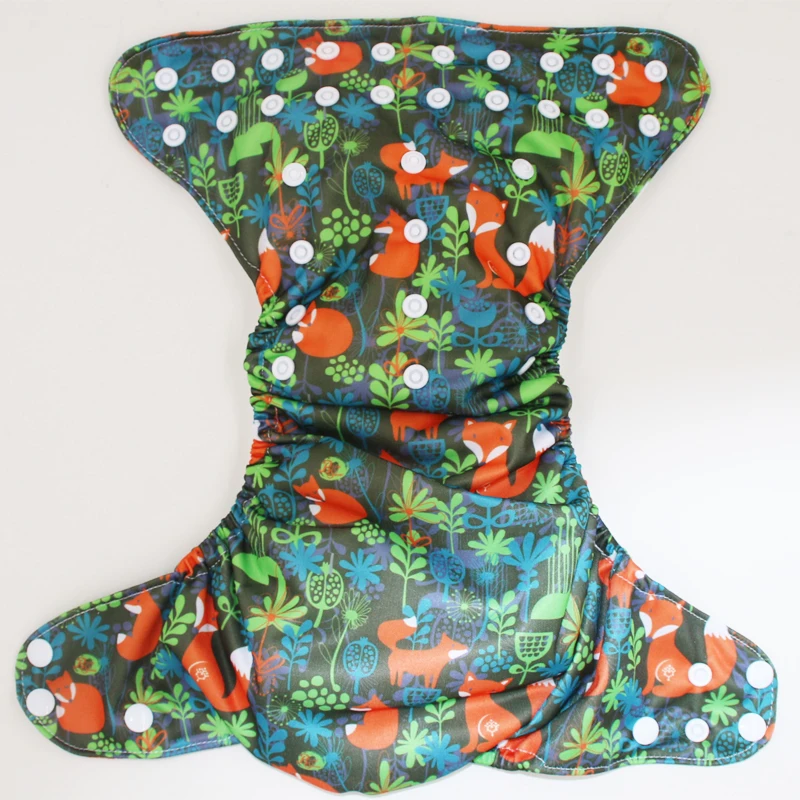 В PORORO абсолютно все в одном дышащая ткань пеленки с 2 бамбуковые ускорители